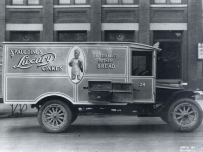 White Trucks - Spaulding Bread & Cakes NEW METAL SIGN: 9x12 Free Shipping