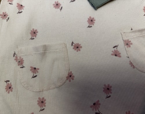 2 Modern Moments By Gerber Toddler Girl Collar Ribbed Floral Dress Size 3T/ 4T - Picture 5 of 11