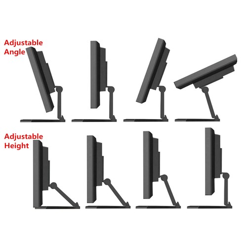 Wearson Height Adjustable LCD VESA Monitor Stand Mount Foldable Black WS-03A - Picture 4 of 12