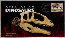 Australian 2022 PNC - Australovenator Skeleton Dinosaurs (Privy Mark Envelope)