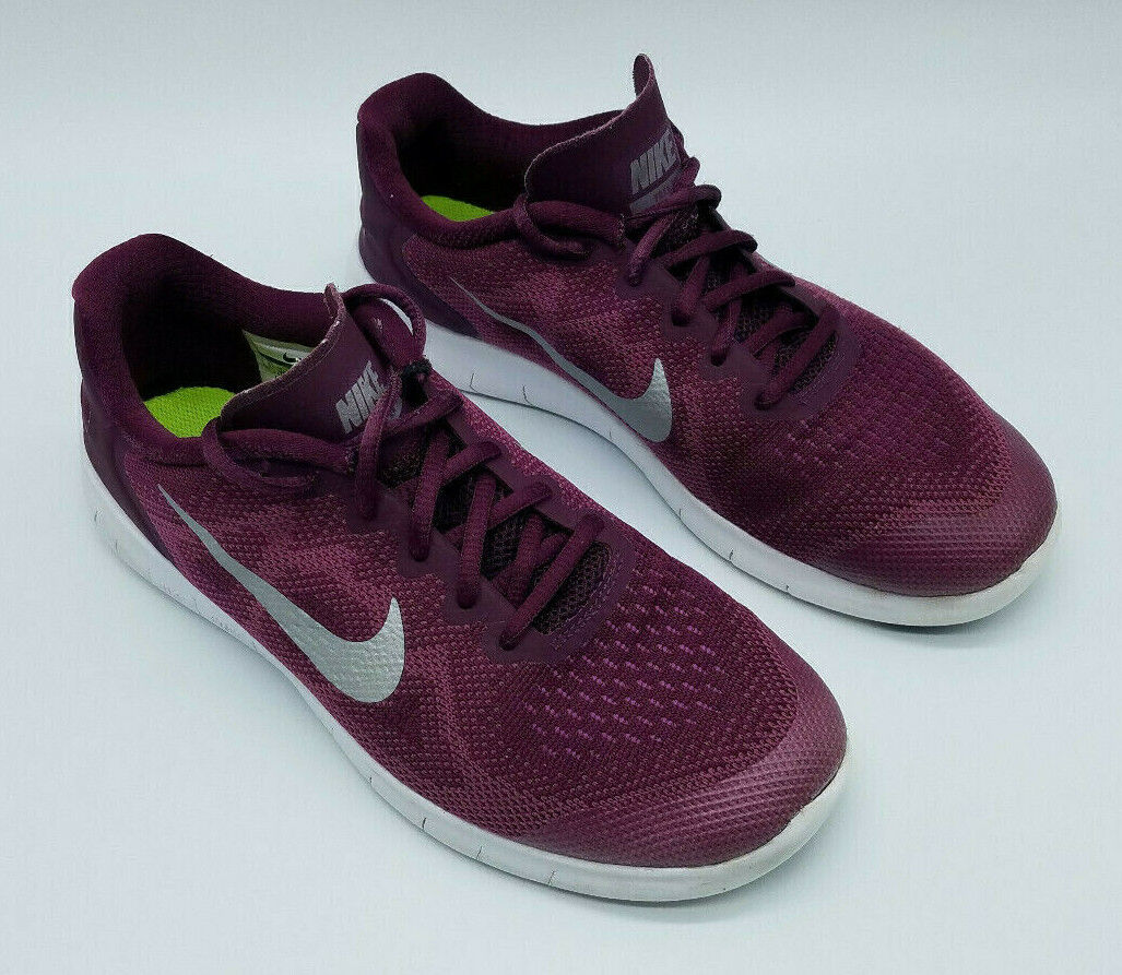 Nike Free RN 2017 (GS) Youth Running Bordeaux Size 6Y/Women&#039;s | eBay