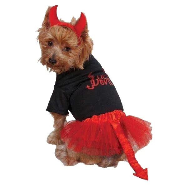 Trajes de perro Diablo de poliéster