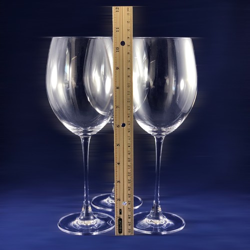 Elegant Lenox Grand Bordeaux Crystal Wine Glasses 101/2” Signed New