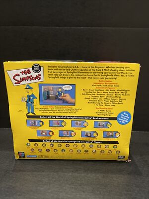 The Simpsons 2003interactive Police Station Officer Eddie