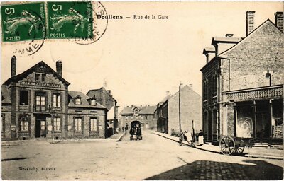 AK Doullens Rue de la Gare (1391671)