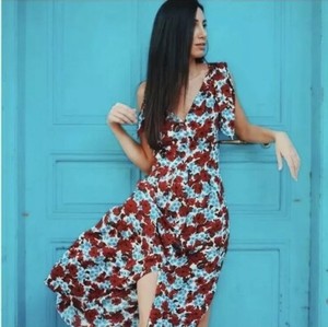 zara floral maxi