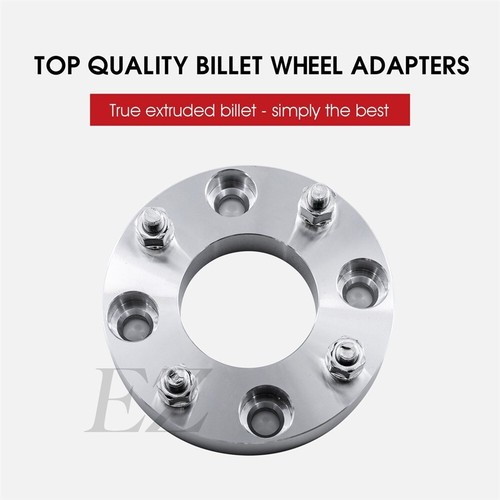 Wheel Adapters 4 Lug 100 To 4 Lug 4.25 Spacers 4x100/4x4.25 1" - Picture 2 of 5