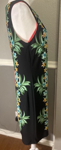 Ronni Nicole Sleeveless Black Red Floral Womens Bold Sz 8 - Picture 3 of 10