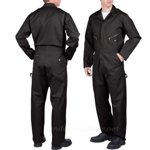 Dickies Long Sleeve COVERALLS Men Mechanic Cotton Blend Coverall - Picture 3 of 6