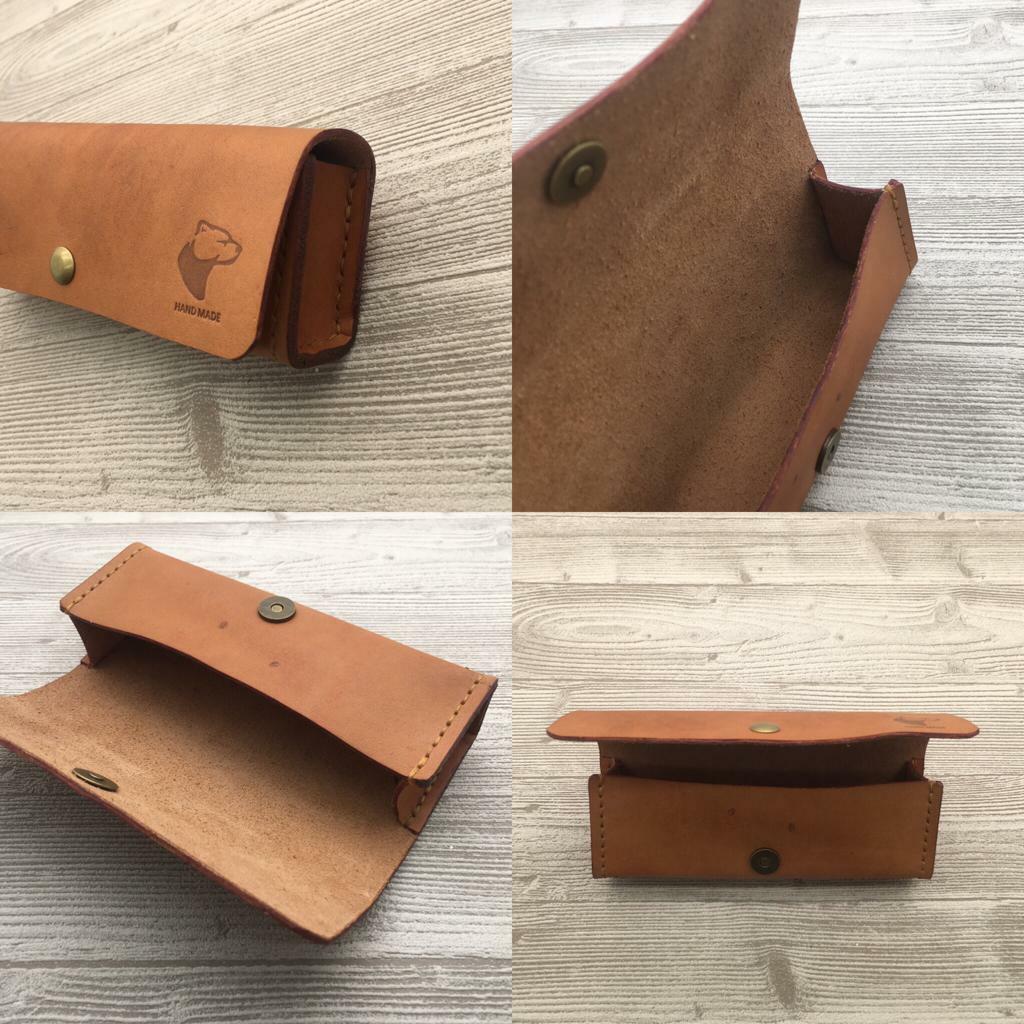 Rungassi Brillenetui Mit Putztuch | Hartschalen-Etui Mit Motiv 'Glück'