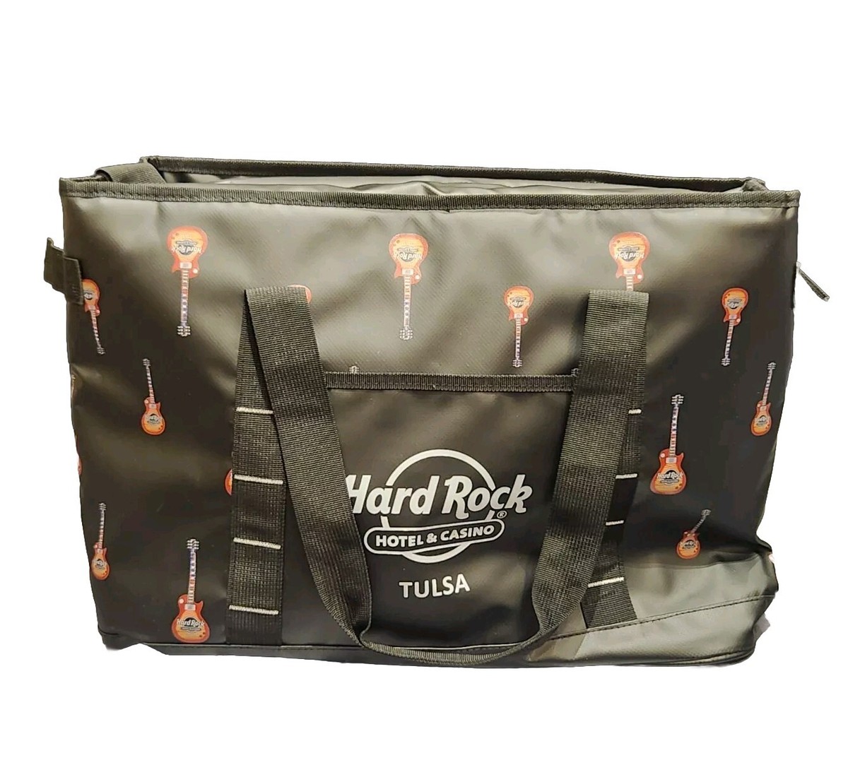 Hard Rock Hotel Casino Tulsa Insulated Cooler Tote Bag Guitar