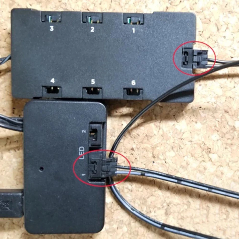 Câble RGB Fan Connect pour câble adaptateur Corsair RGB Fan Hub câble adaptat... - Photo 3/4