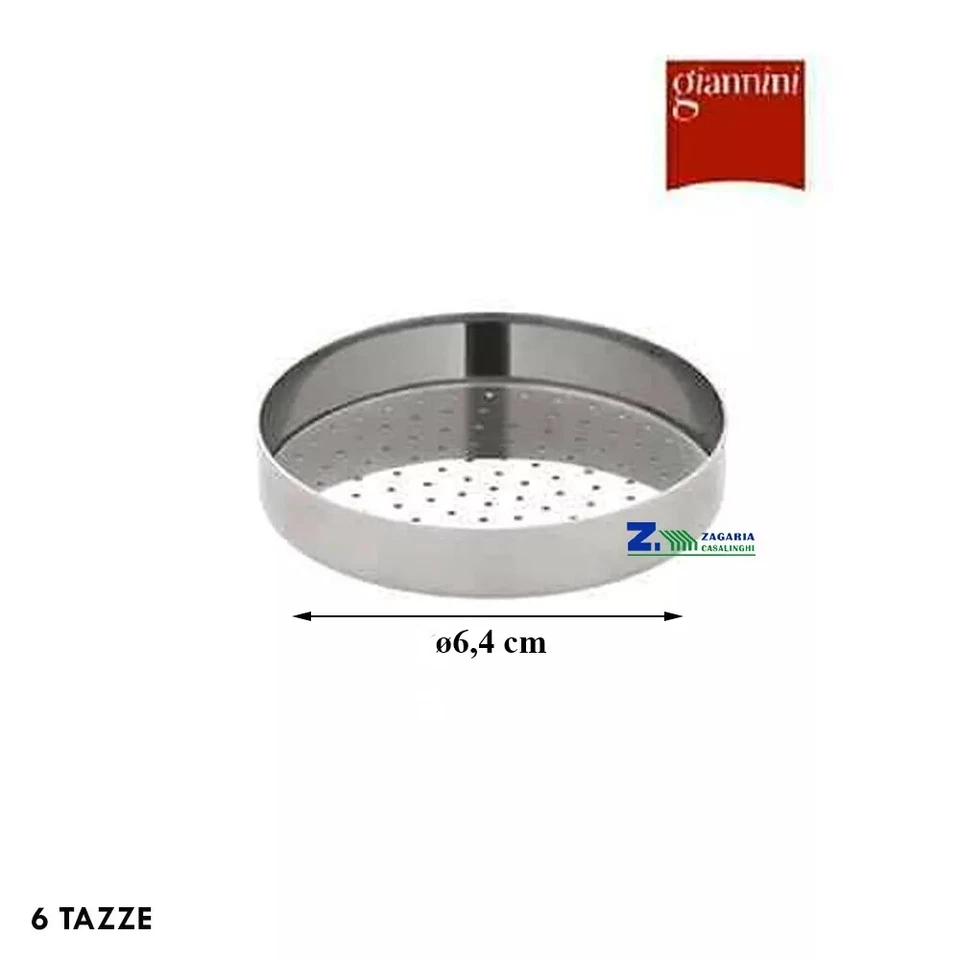 RICAMBIO ORIGINALE FILTRO RIDUTTORE PER CAFFETTIERA GIANNINA GIANNINI 6/3 Tz.