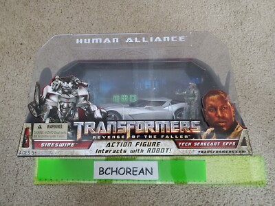 Hasbro Transformers ROTF Human Alliance Sideswipe with Epps Action