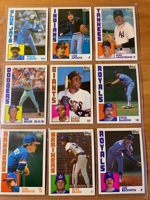 TOPPS TRADED (1984) Set U PICK Rookies/HOFers NM-MT Free Shipping