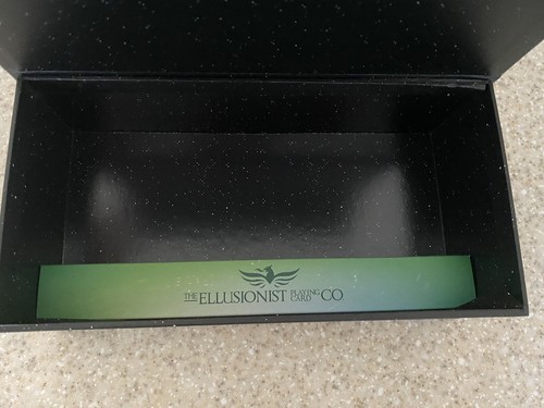 Black Absinthe Playing Cards Ellusionist Empty Storage Deck Box - Picture 5 of 9