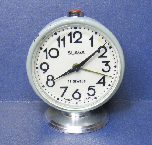 Soviet Vintage Slava Alarm Clock USSR 1980's~Perfect Condition #25324 - Picture 2 of 9