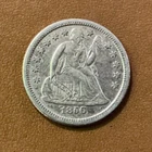 1856-O Seated Liberty Dime 10c Nice AU Nice Eye Appeal