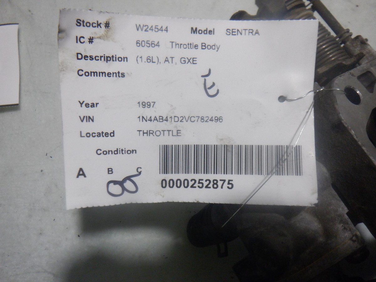 97 NISSAN SENTRA Throttle Body | eBay 97 NISSAN SENTRA Throttle Body | eBay