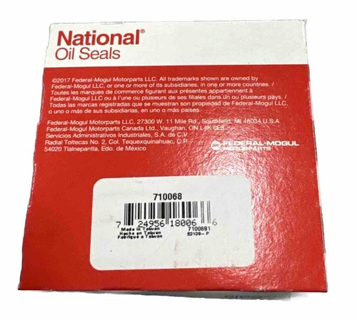 National 710068 Axle Shaft Seal - Foto 3 di 4