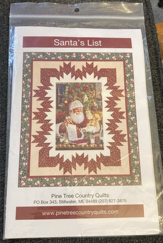 Rare Pine Tree Country Quilts SANTA'S LIST Quilt 2019 pattern only - Picture 2 of 3