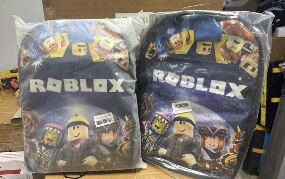 Mochila Roblox Roblox 3 peças mochila 17 polegadas mochila de viagem casual - Imagem 4 de 4