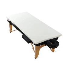 Topper for Massage Bed, 3 Inch Memory Foam Massage Table Topper with Removabl...