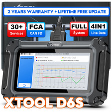 XTOOL D6S Auto Full System Diagnostic Tool Fu...