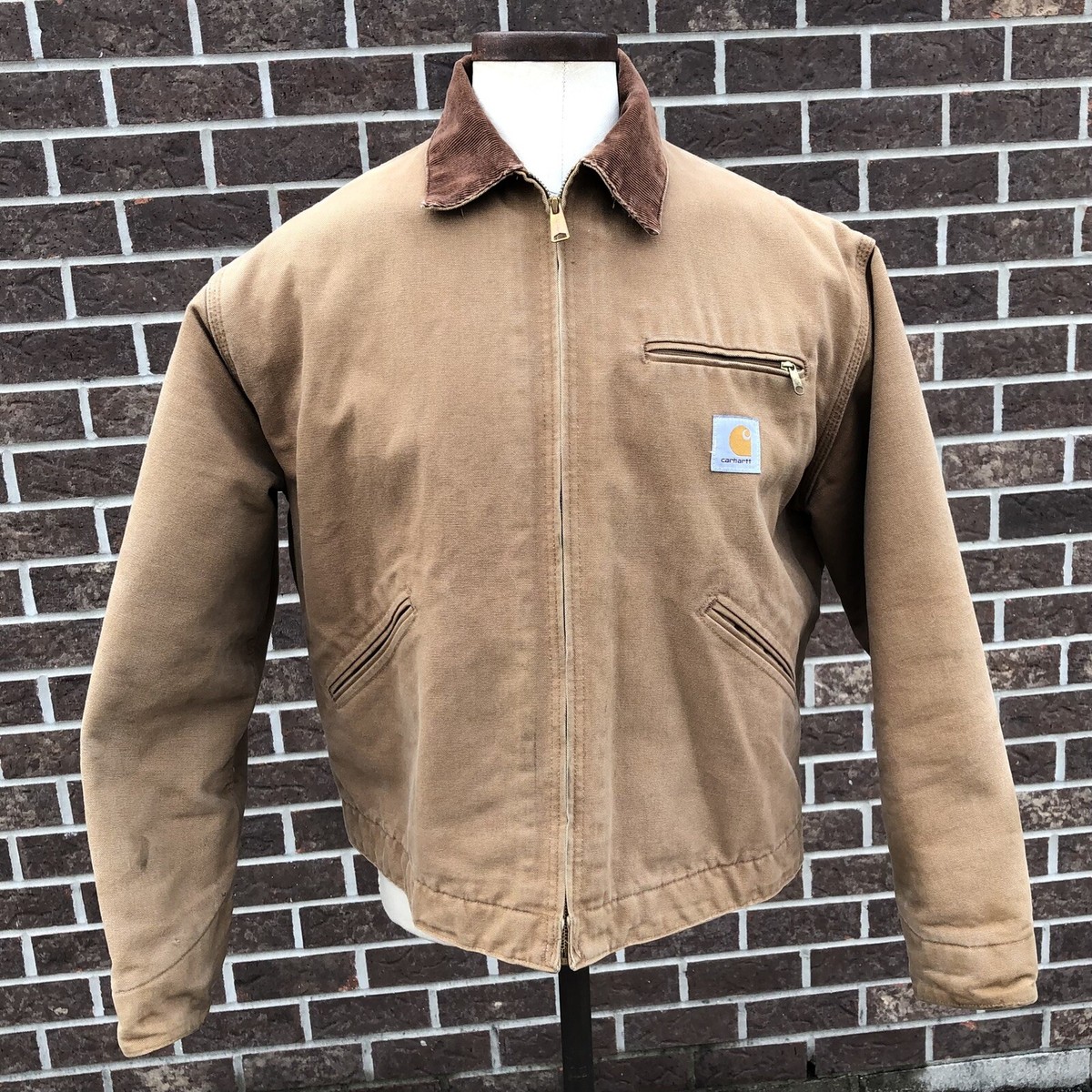 カーハートデトロイトジャケットJ01 BRN サイズ46 MADE IN USA