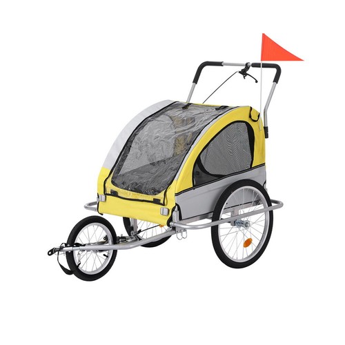 i.Pet Pet Bike Trailer Dog Stroller Pram Bicycle Large Travel Cycling Foldable - Picture 3 of 5
