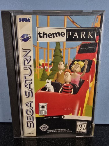 Theme Park - Sega Saturn Video Game USA NTSC Complete With Manual 1995 - Picture 3 of 16