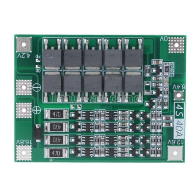4S 16.8V 40A BMS 18650 Li-ion Battery Charger Balance Protection Board