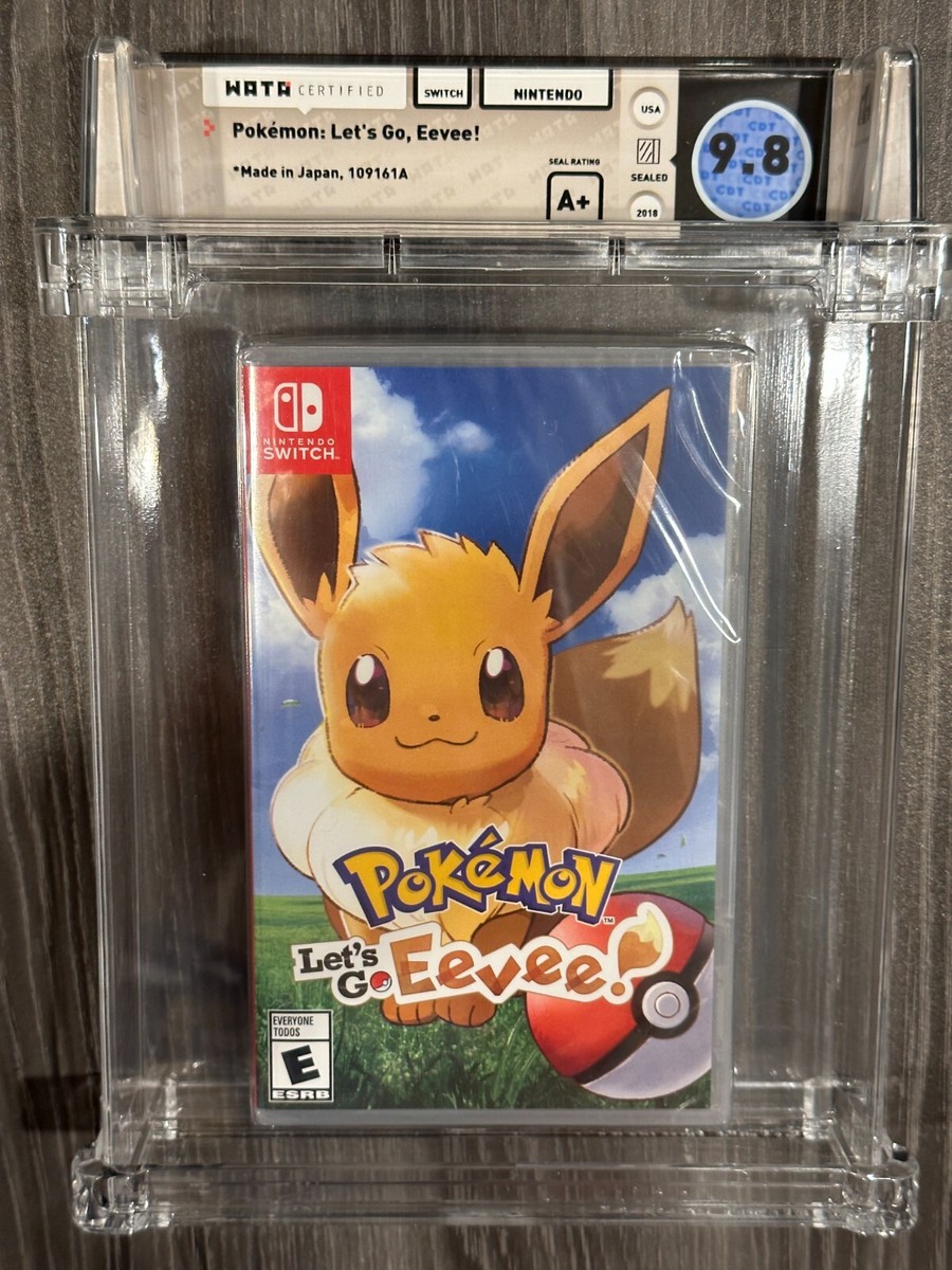 Pokemon Let's Go Eevee Nintendo Switch, New and Sealed, GRADED