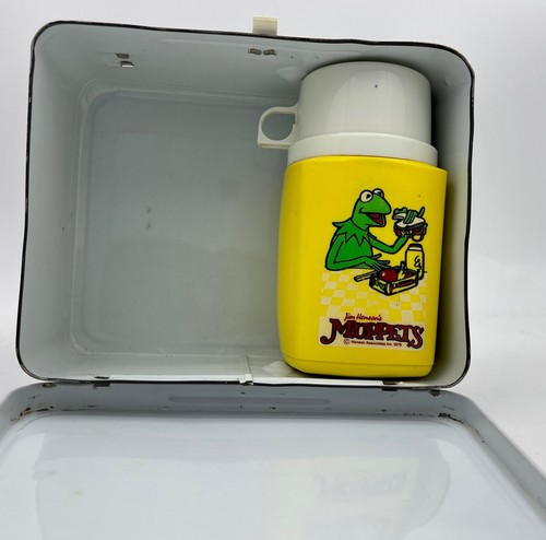 1979 VINTAGE MUPPETS METAL LUNCH BOX WITH THERMOS THERMO - Picture 7 of 8