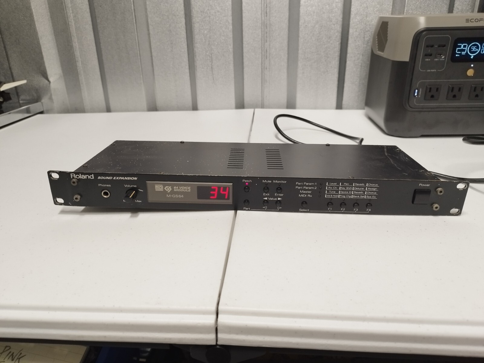 Roland MGS64 64 Voice Sound Expansion Module General Midi eBay