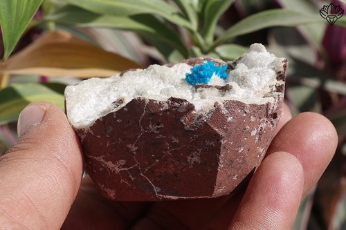 133 g Cavansita sobre Heulandita Metrix Base espécimen áspero piedra cruda - Imagen 3 de 6