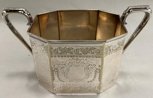 4-Pc Sheffield Plate Coffee Tea Service by William Hutton & Co circa 19th/20th C - Picture 9 of 16