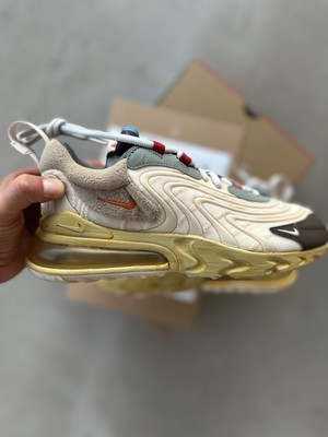 Nike Air Max 270 React ENG x Travis Scott Low Cactus Trails Sz 7.5 US CT2864 200