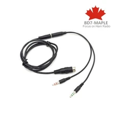 FT8/FT4/JT65/PSK Audio Interface 6-Pin Mini DIN Cable YAESU FT-891 Transceiver B