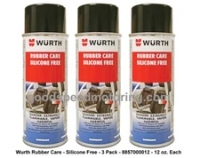 Wurth Rubber Care - Silicone Free - 8857000012 - 3 Pack
