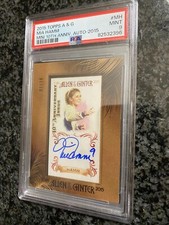 2015 TOPPS ALLEN & GINTER MIA HAMM AUTOGRAPH #1/10 On-Card Auto USWNT PSA 9