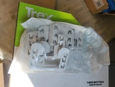 Trex Transcend 45 Degree Bevel  Gasket Pack  Classic White WT45BEVGASK