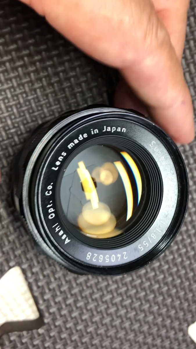 Exc+5] Asahi Pentax Super Takumar 55mm F/1.8 Lens w/ring From