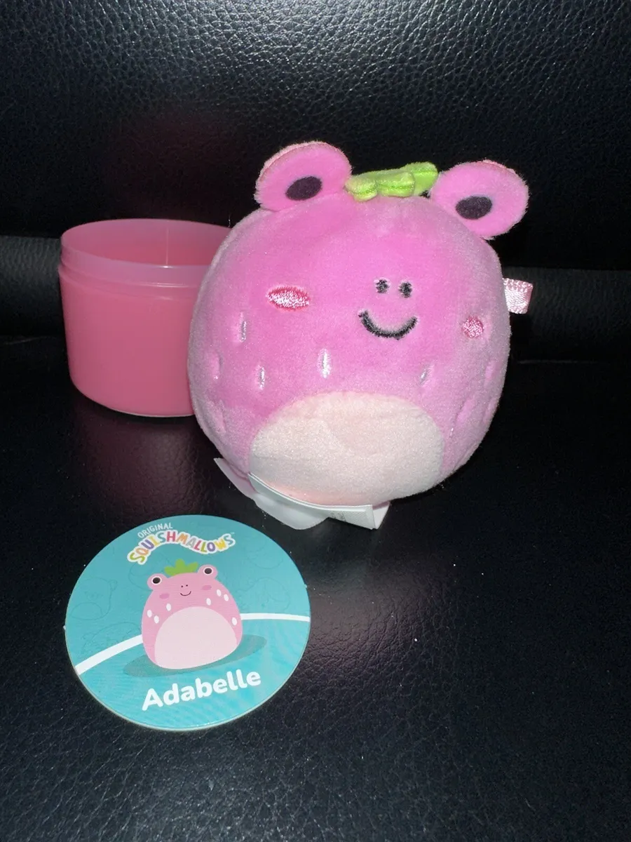 Squishmallow Frog Adabelle the Strawberry Frog 2.5 Inch Micromallow Mini  Plush