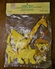 Vintage Amscan Wild Animal childrens party favors/table decorations Jali Denmark