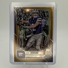 2025 Bowman Chrome U Avery Johnson 1st Gold Shimmer /50! Kansas State 🔥🔥