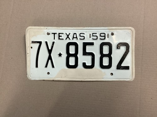 TARGA TEXAS VINTAGE 1959 7X 8582 - Foto 1 di 2