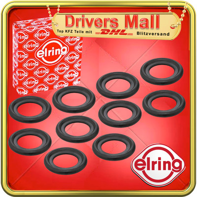 10x ELRING 176.090 DICHTRING ÖLABLASSSCHRAUBE FORD FIAT VOLVO MAZDA PEUGEOT