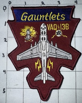 GWOT USN VAQ-136 Electronic Attack Squadron 136 Gauntlets PATCH (10)