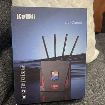 KuWFi 4G Router with SIM Slot ，300Mbps Wireless N (802.11n) LTE router 2.4GHz 4